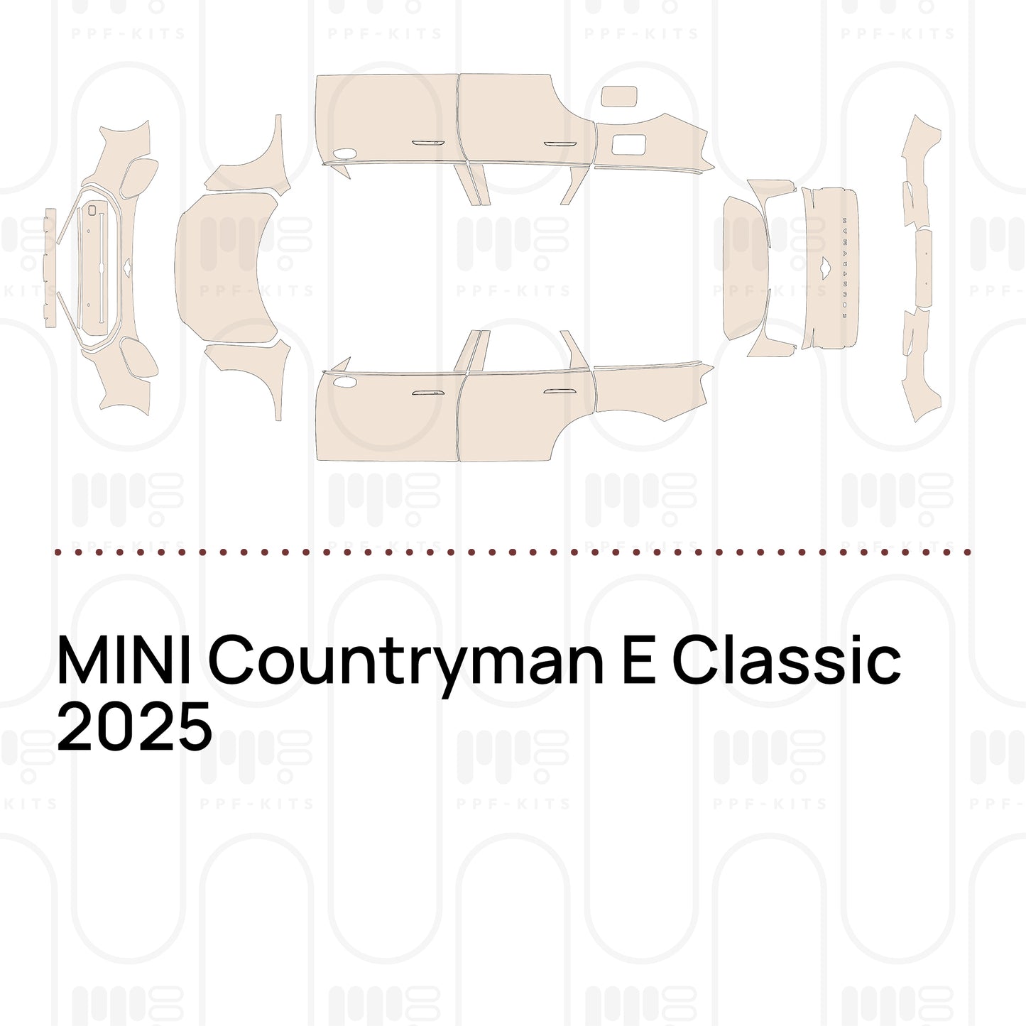 Pre-Cut PPF MINI Countryman E Classic 2025
