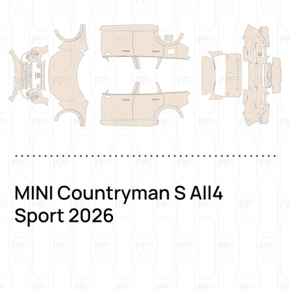 Pre-Cut PPF MINI Countryman S All4 Sport 2026