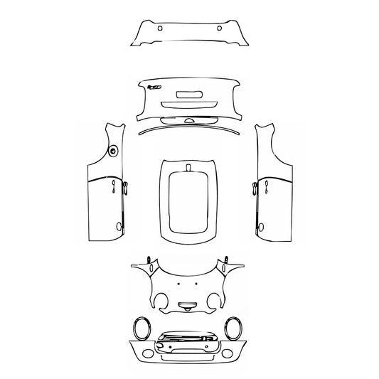 Pre-Cut PPF MINI Electric MINI Cooper Base 2019 - PPF-Kits