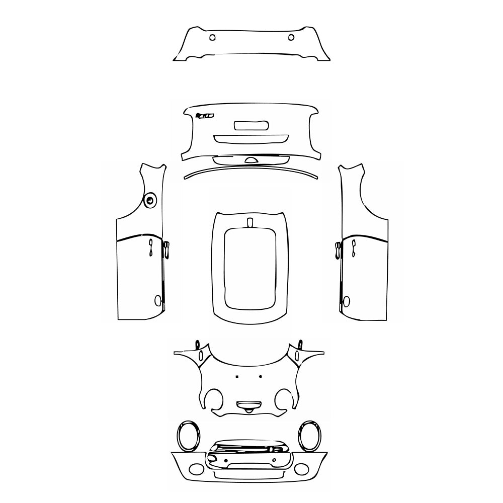 Pre-Cut PPF MINI Electric MINI Cooper Base 2020 - PPF-Kits