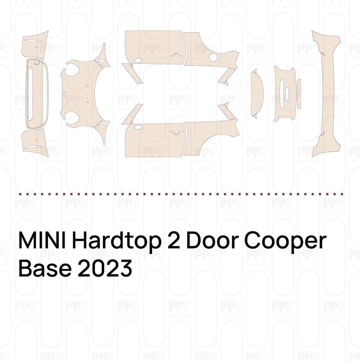 Pre-Cut PPF MINI Hardtop 2 Door Cooper Base 2023
