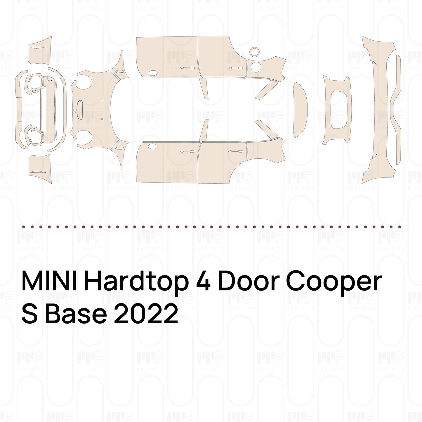 Pre-Cut PPF MINI Hardtop 4 Door Cooper S Base 2022