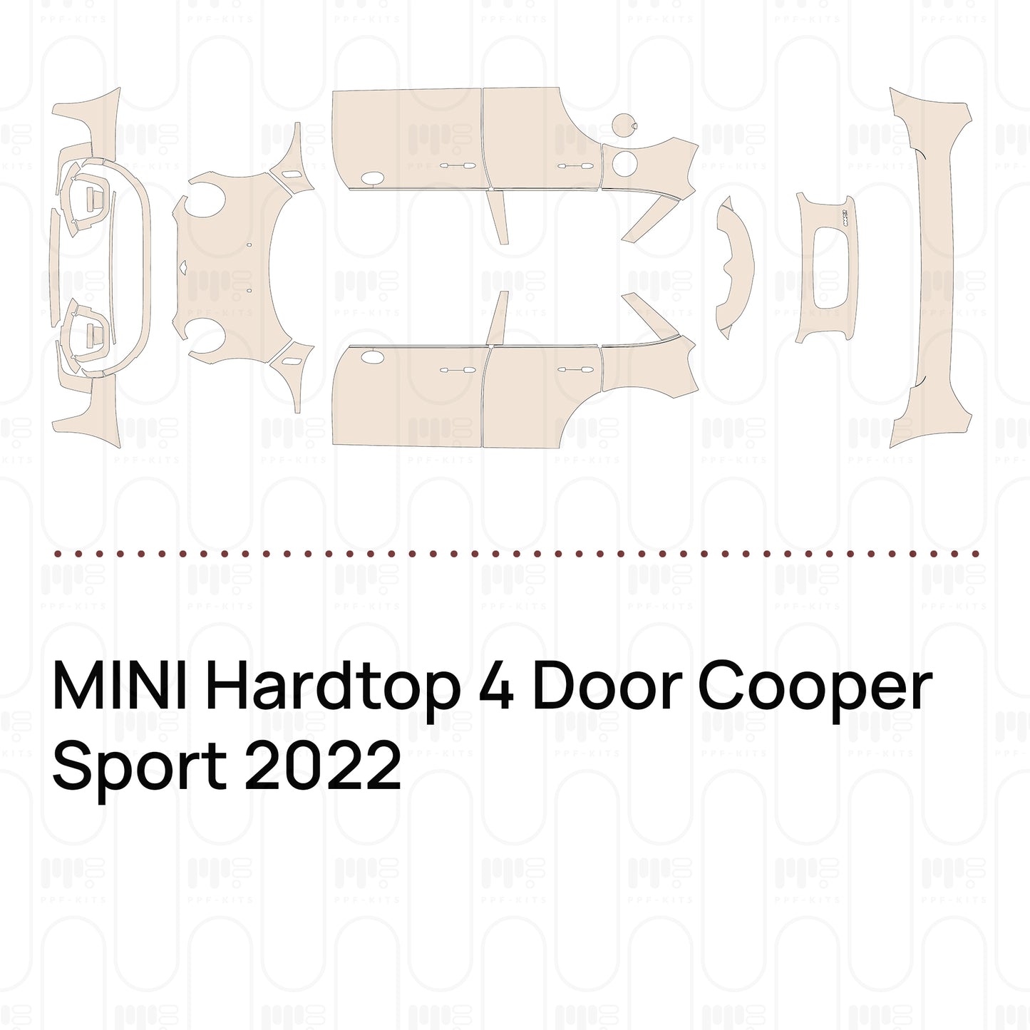 Pre-Cut PPF MINI Hardtop 4 Door Cooper Sport 2022