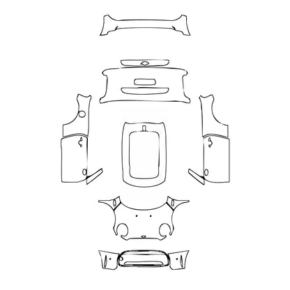 Pre-Cut PPF MINI MINI Convertible Cooper Base 2021 - PPF-Kits