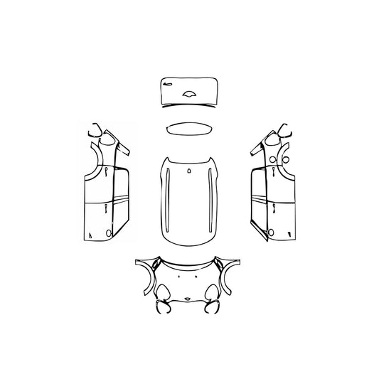 Pre-Cut PPF MINI MINI Countryman Cooper All4 2014 - PPF-Kits