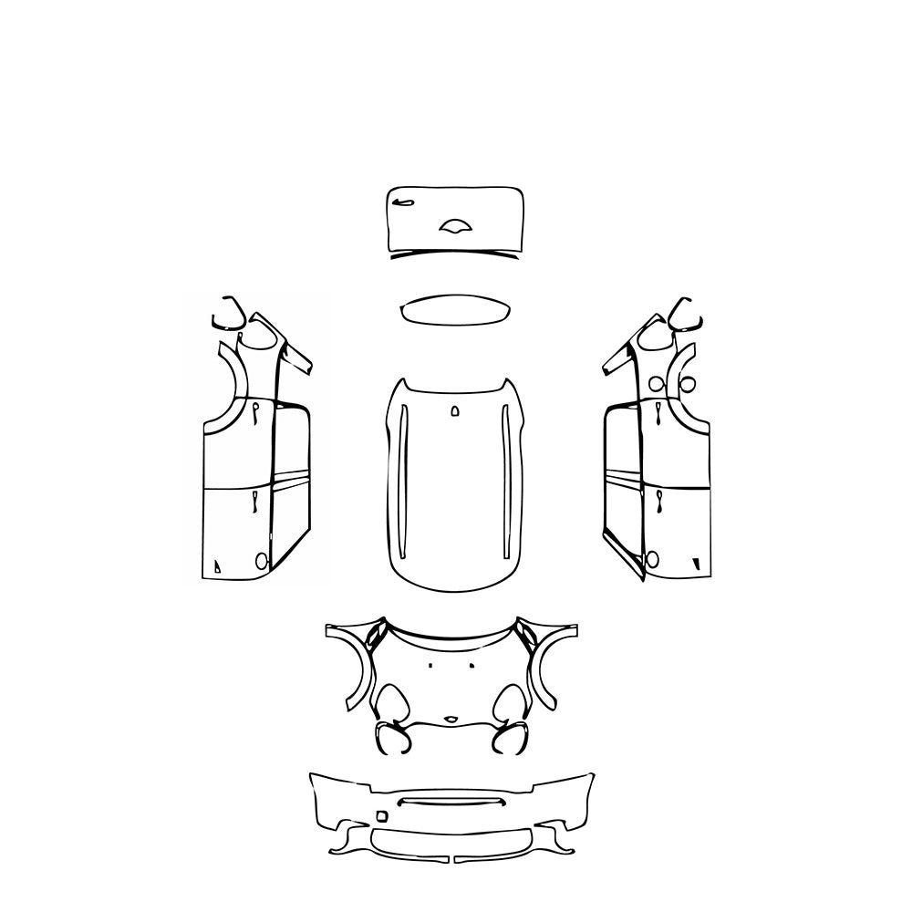 Pre-Cut PPF MINI MINI Countryman Cooper S All4 2014 - PPF-Kits