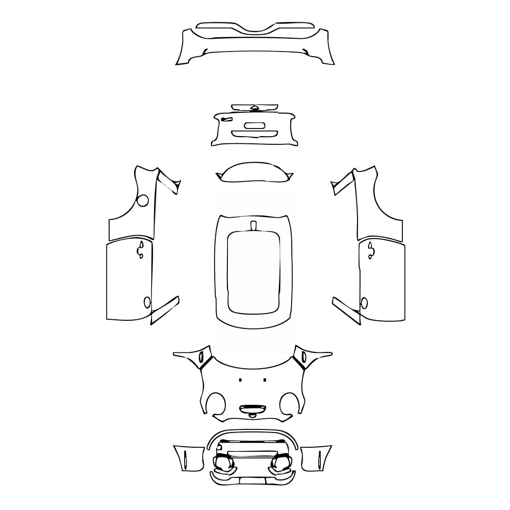 Pre-Cut PPF MINI MINI Hardtop 2 Door Cooper S Base 2021 - PPF-Kits