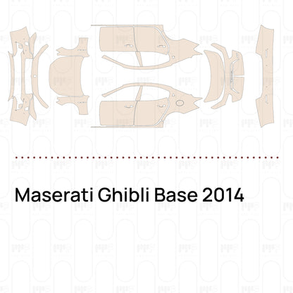 Pre-Cut PPF Maserati Ghibli Base 2014