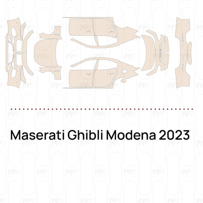 Pre-Cut PPF Maserati Ghibli Modena 2023