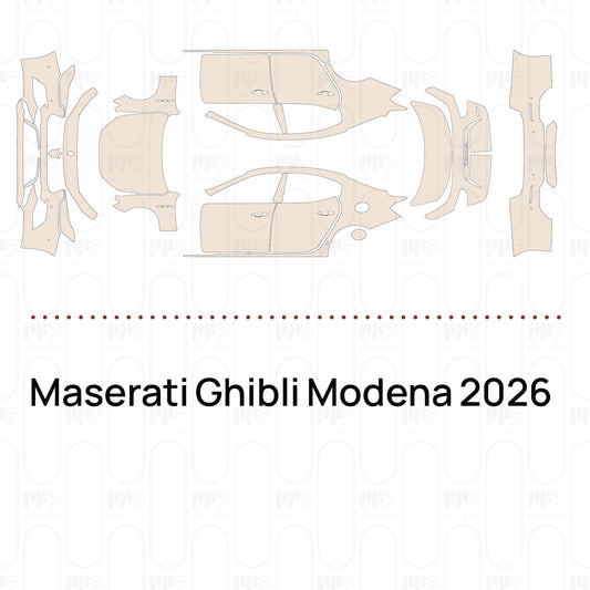 Pre-Cut PPF Maserati Ghibli Modena 2026