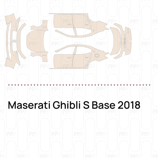 Pre-Cut PPF Maserati Ghibli S Base 2018
