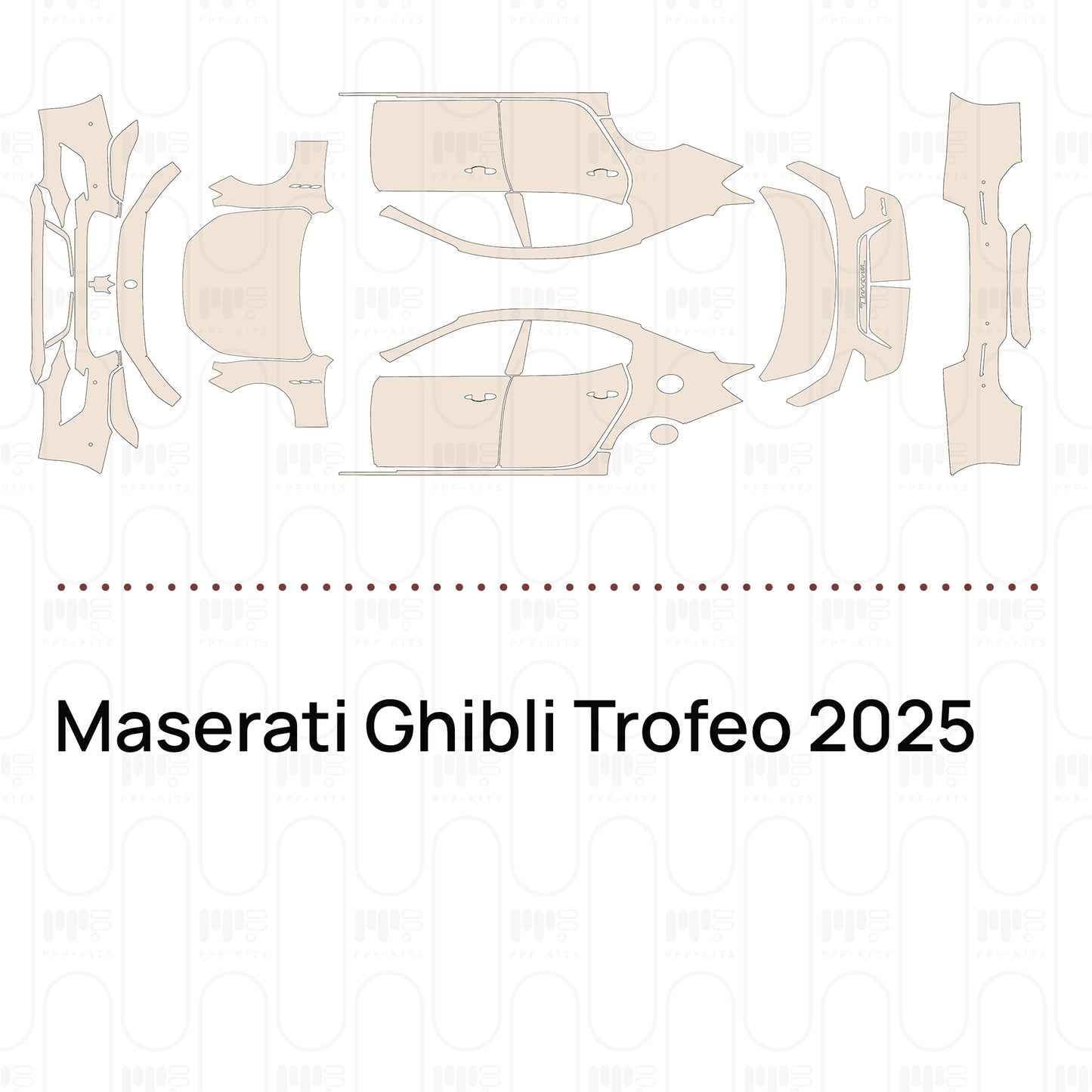 Pre-Cut PPF Maserati Ghibli Trofeo 2025