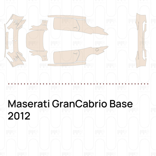 Pre-Cut PPF Maserati GranCabrio Base 2012