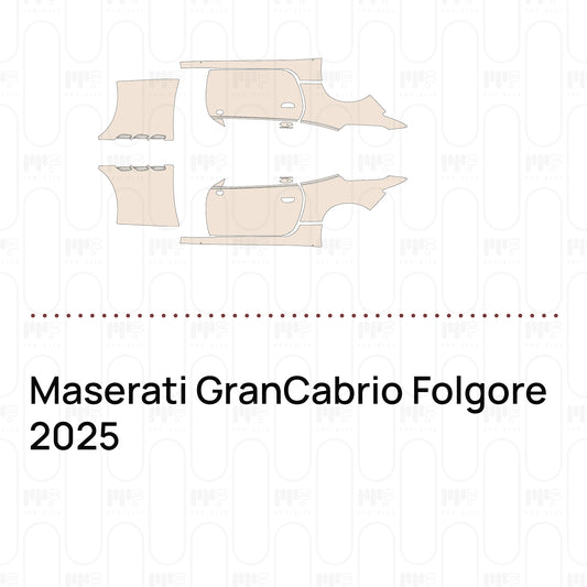 Pre-Cut PPF Maserati GranCabrio Folgore 2025