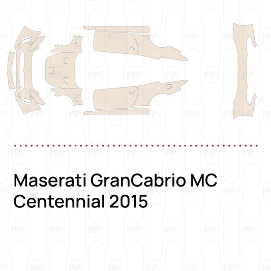 Pre-Cut PPF Maserati GranCabrio MC Centennial 2015