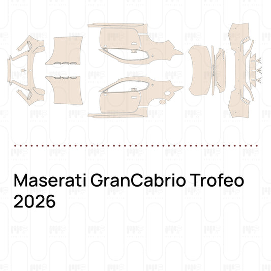 Pre-Cut PPF Maserati GranCabrio Trofeo 2026