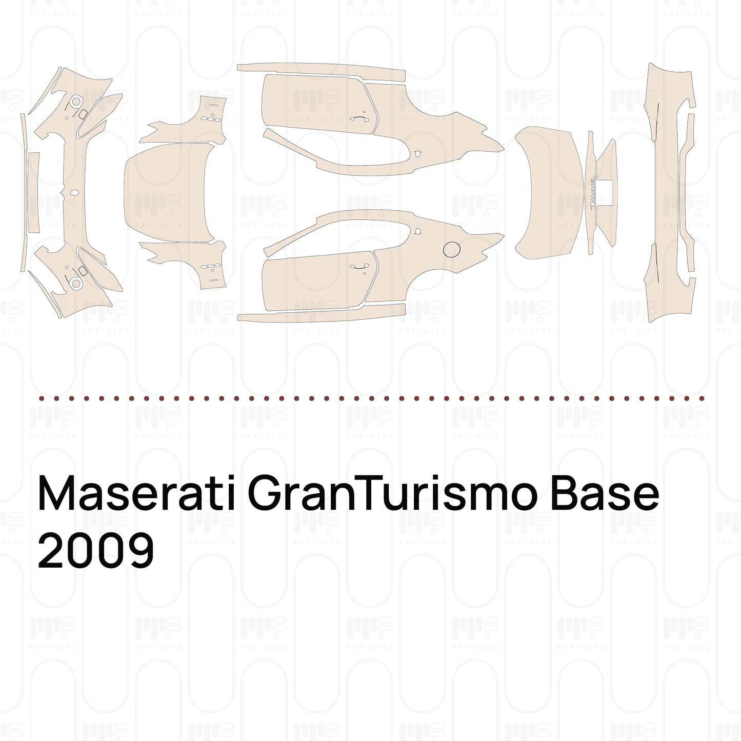 Pre-Cut PPF Maserati GranTurismo Base 2009