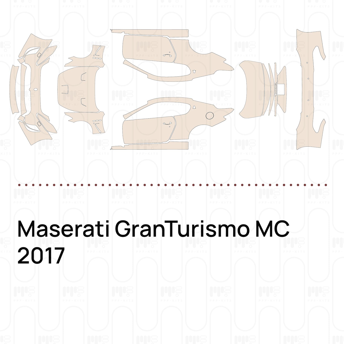 Pre-Cut PPF Maserati GranTurismo MC 2017