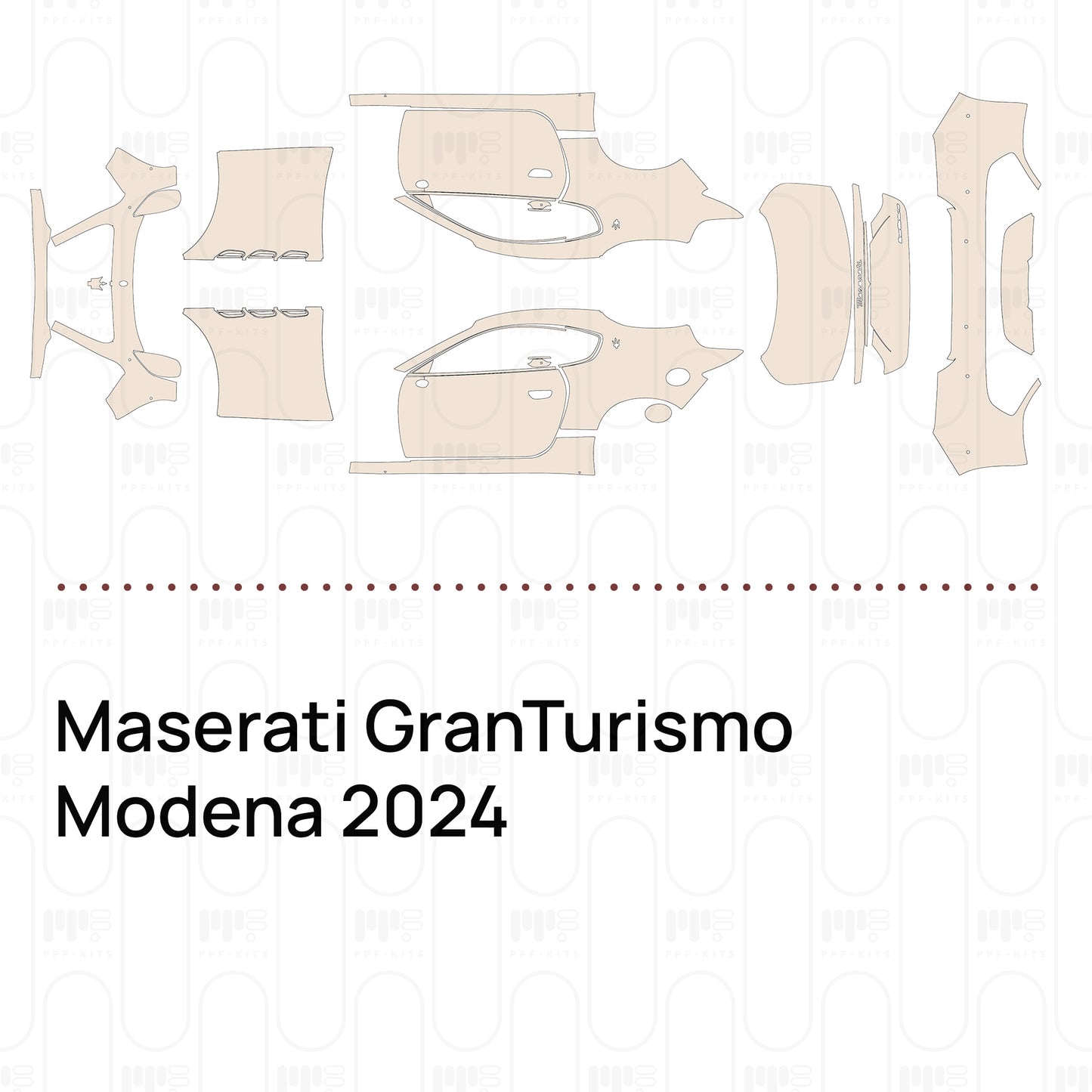 Pre-Cut PPF Maserati GranTurismo Modena 2024