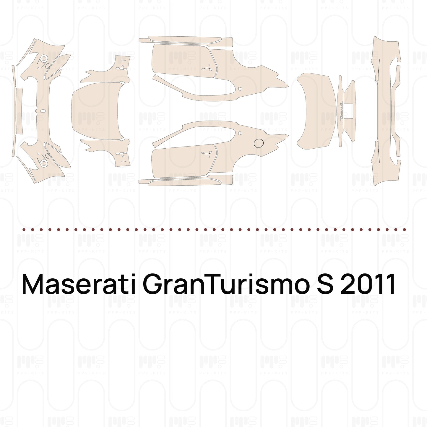 Pre-Cut PPF Maserati GranTurismo S 2011