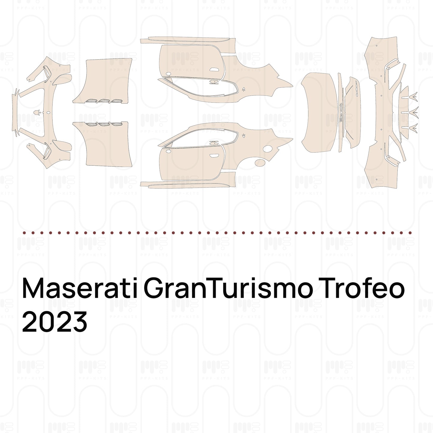 Pre-Cut PPF Maserati GranTurismo Trofeo 2023