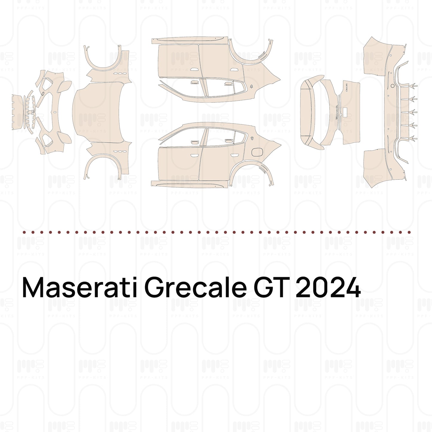 Pre-Cut PPF Maserati Grecale GT 2024