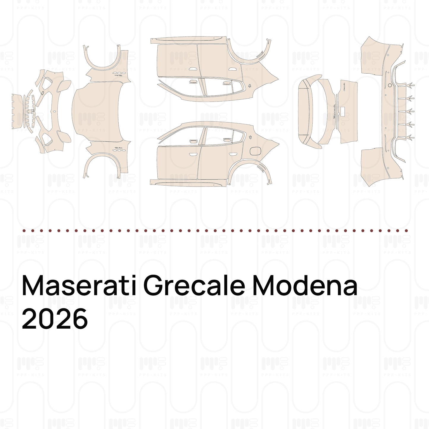 Pre-Cut PPF Maserati Grecale Modena 2026