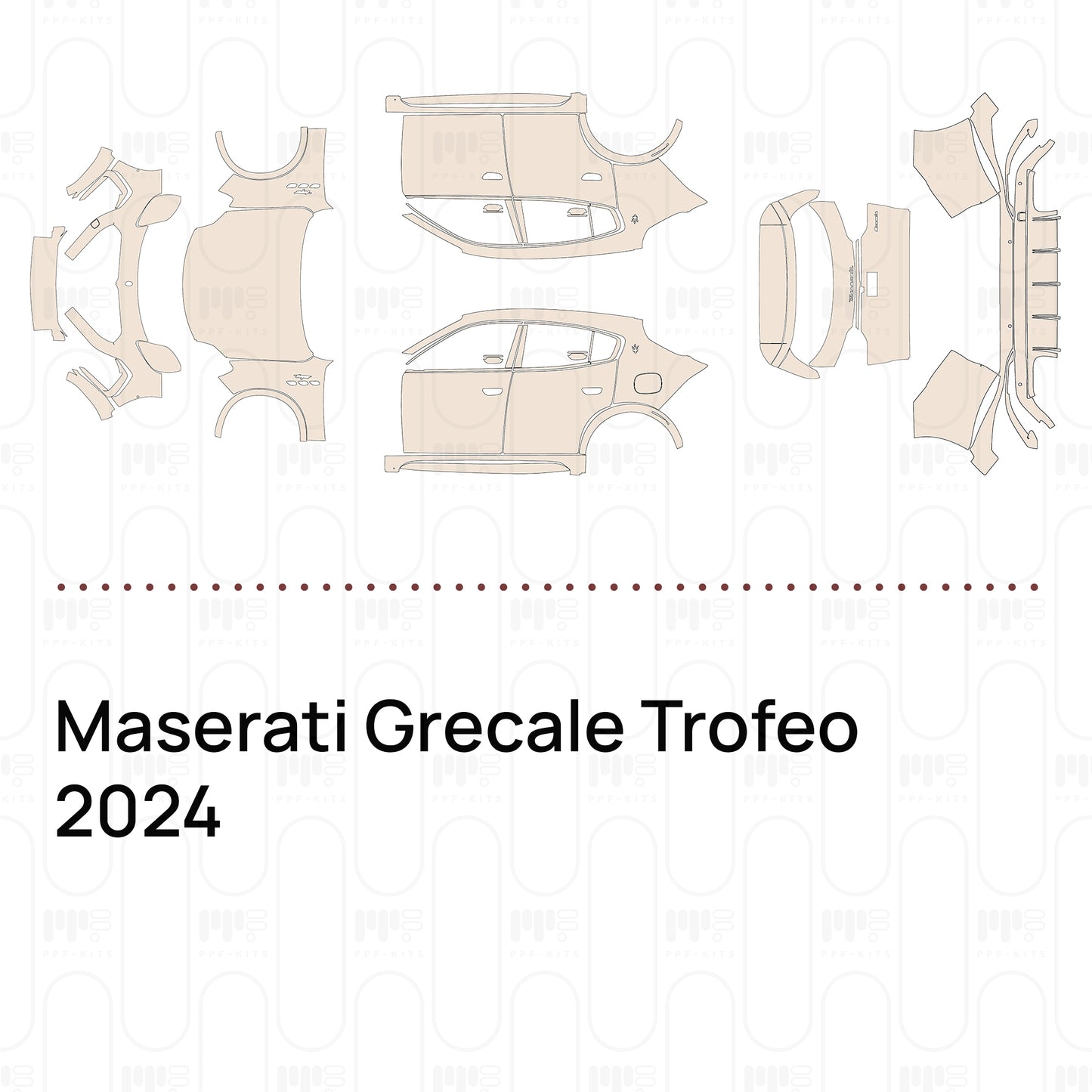 Pre-Cut PPF Maserati Grecale Trofeo 2024