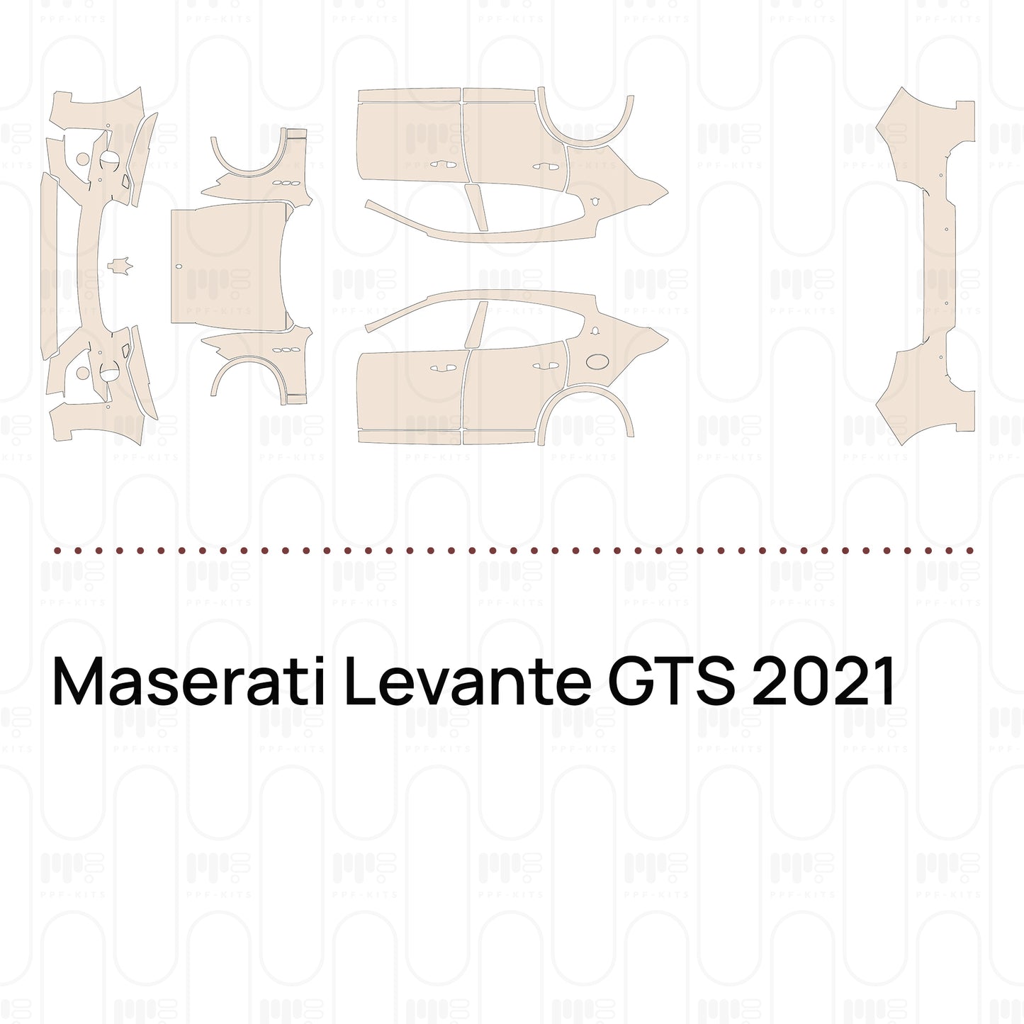 Pre-Cut PPF Maserati Levante GTS 2021