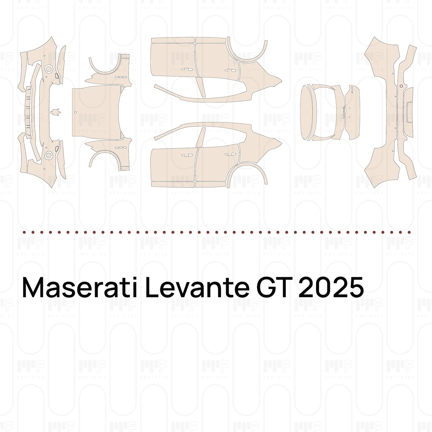 Pre-Cut PPF Maserati Levante GT 2025