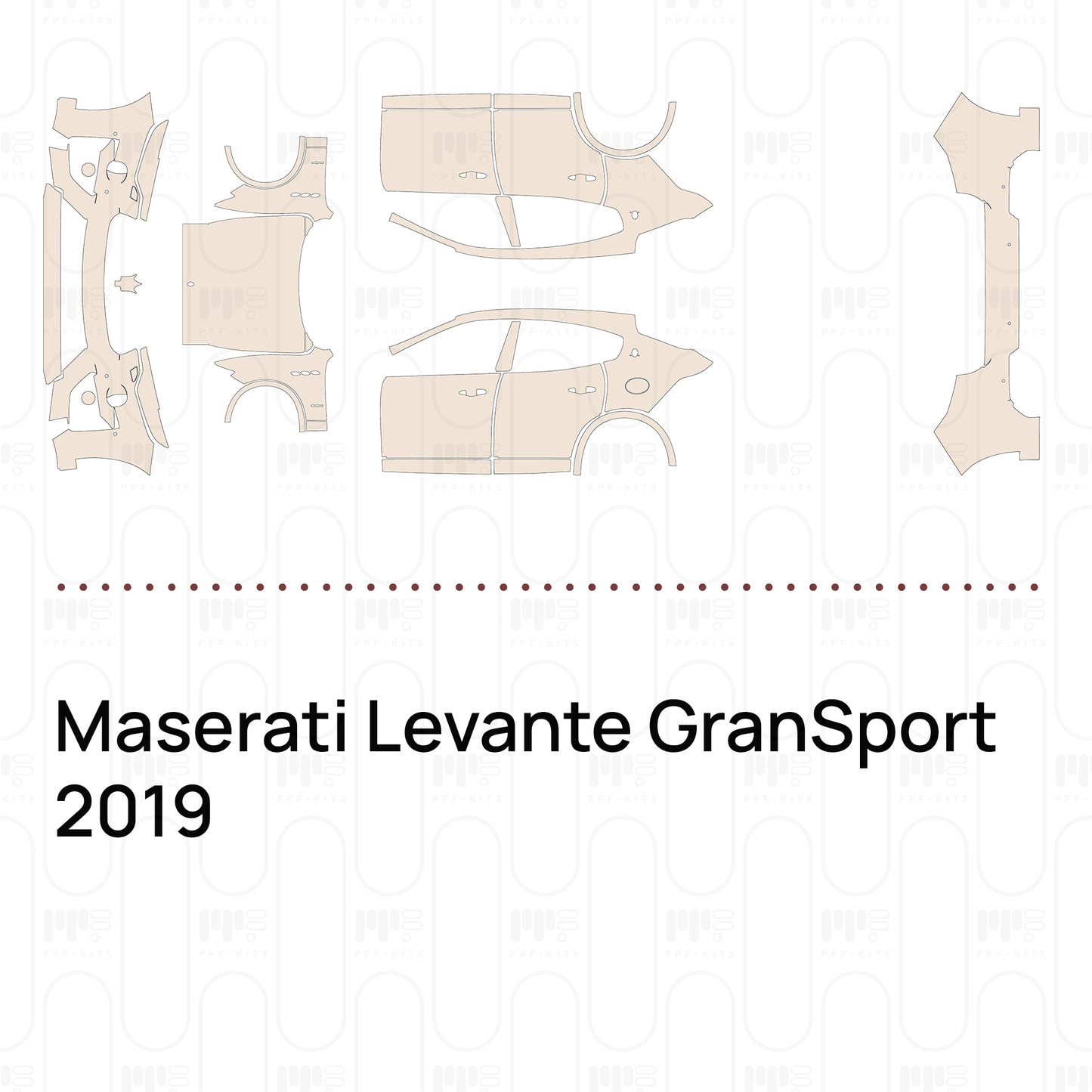 Pre-Cut PPF Maserati Levante GranSport 2019