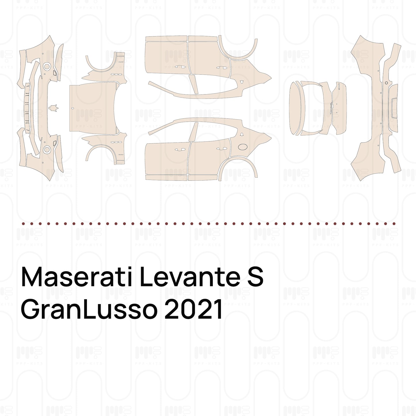 Pre-Cut PPF Maserati Levante S GranLusso 2021
