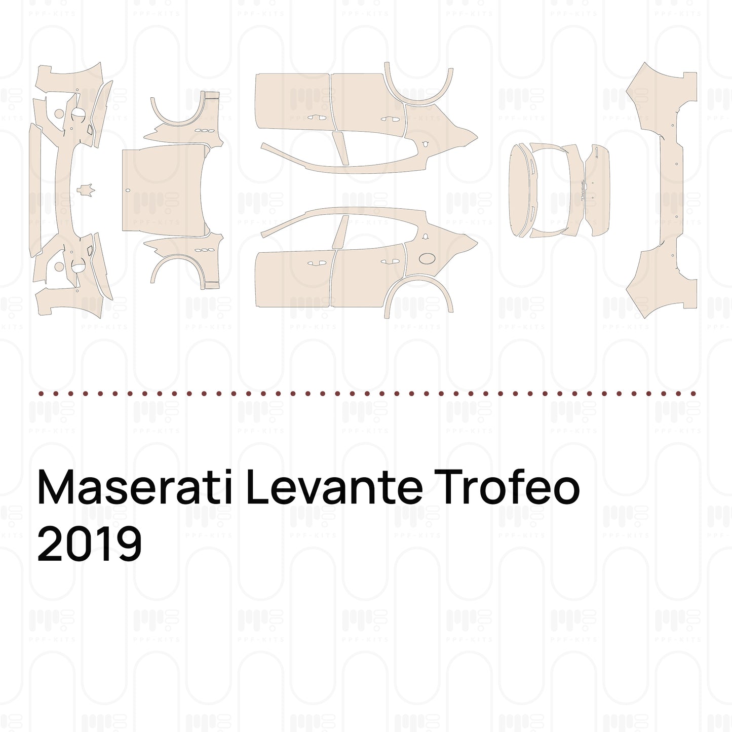 Pre-Cut PPF Maserati Levante Trofeo 2019