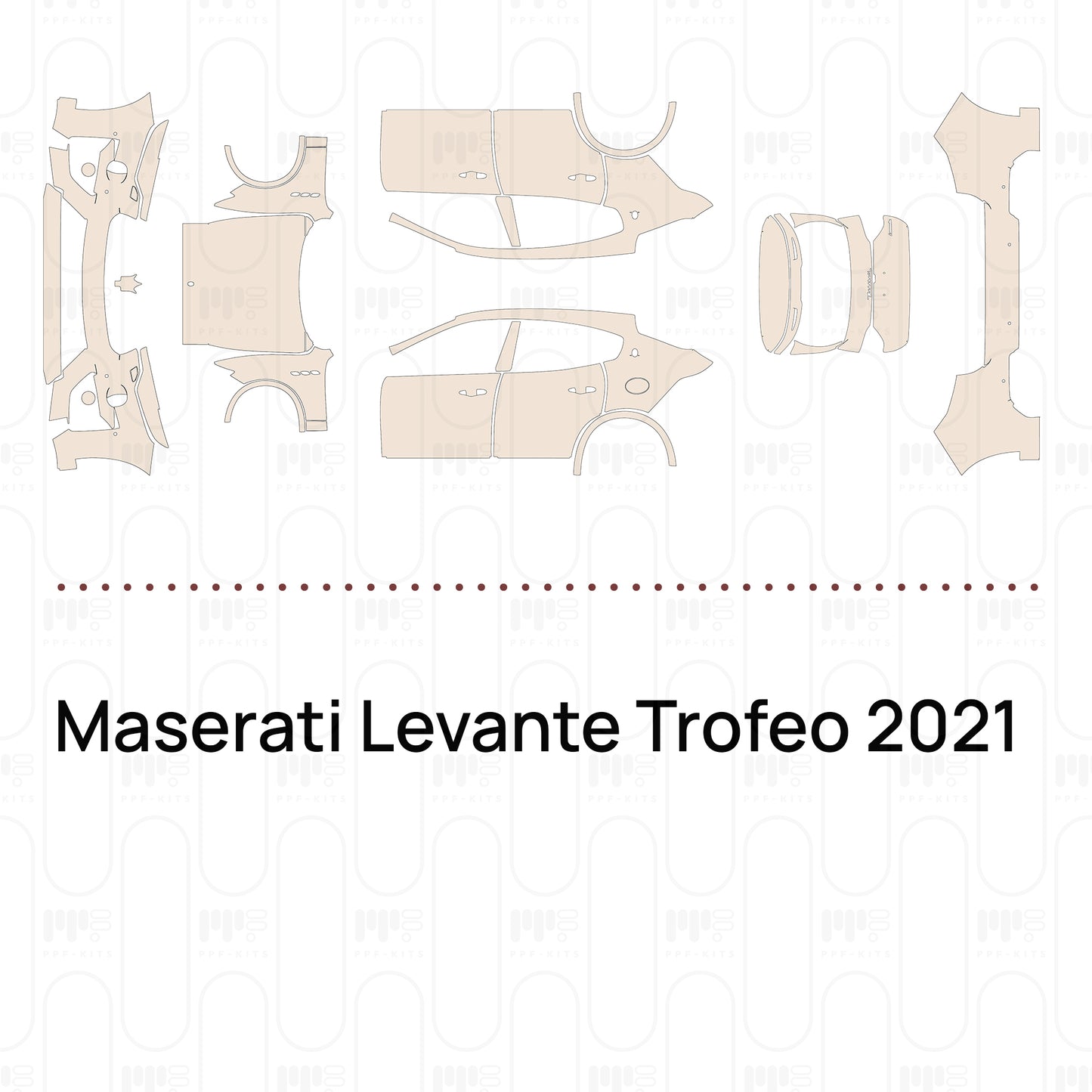 Pre-Cut PPF Maserati Levante Trofeo 2021