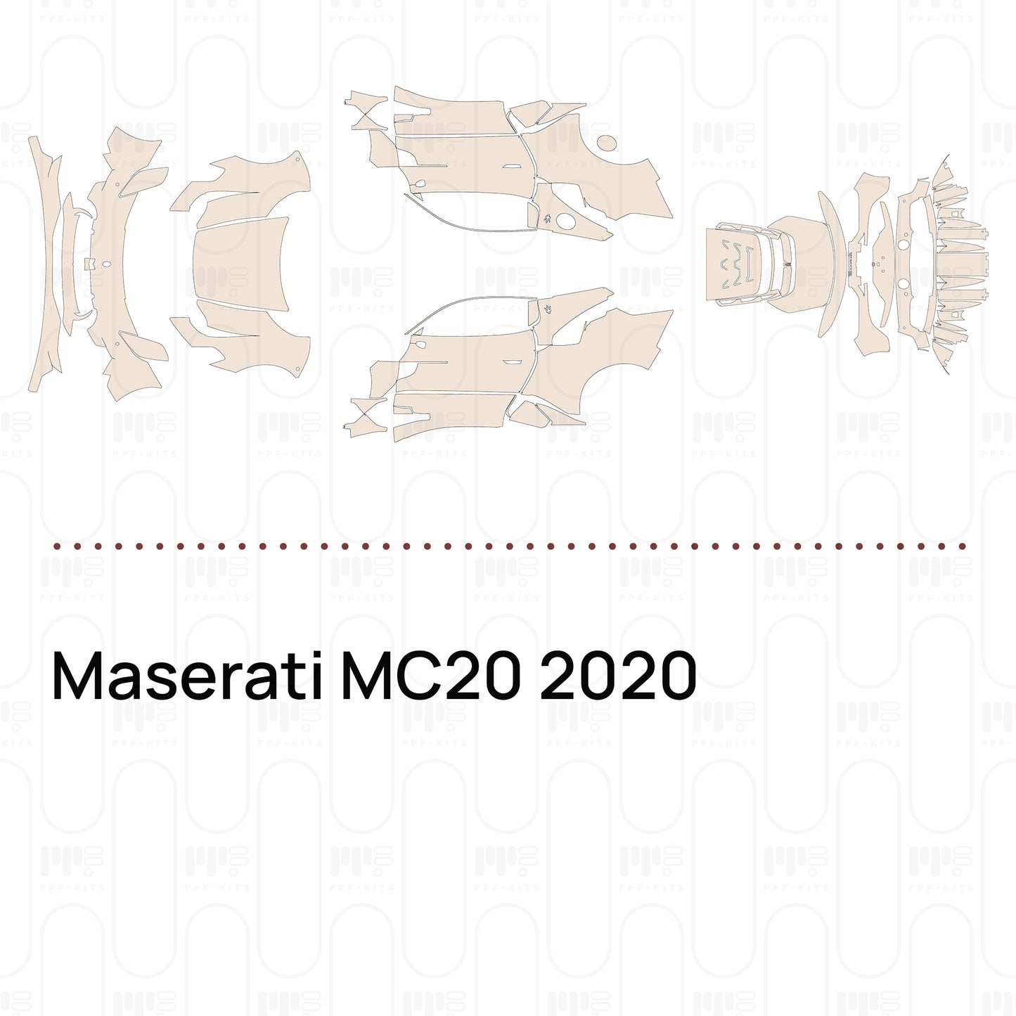 Pre-Cut PPF Maserati MC20 2020
