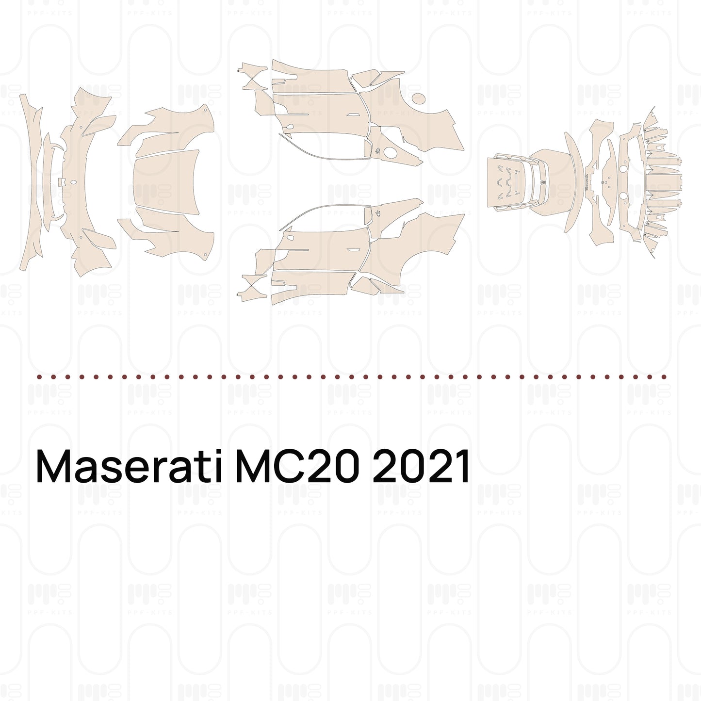 Pre-Cut PPF Maserati MC20 2021