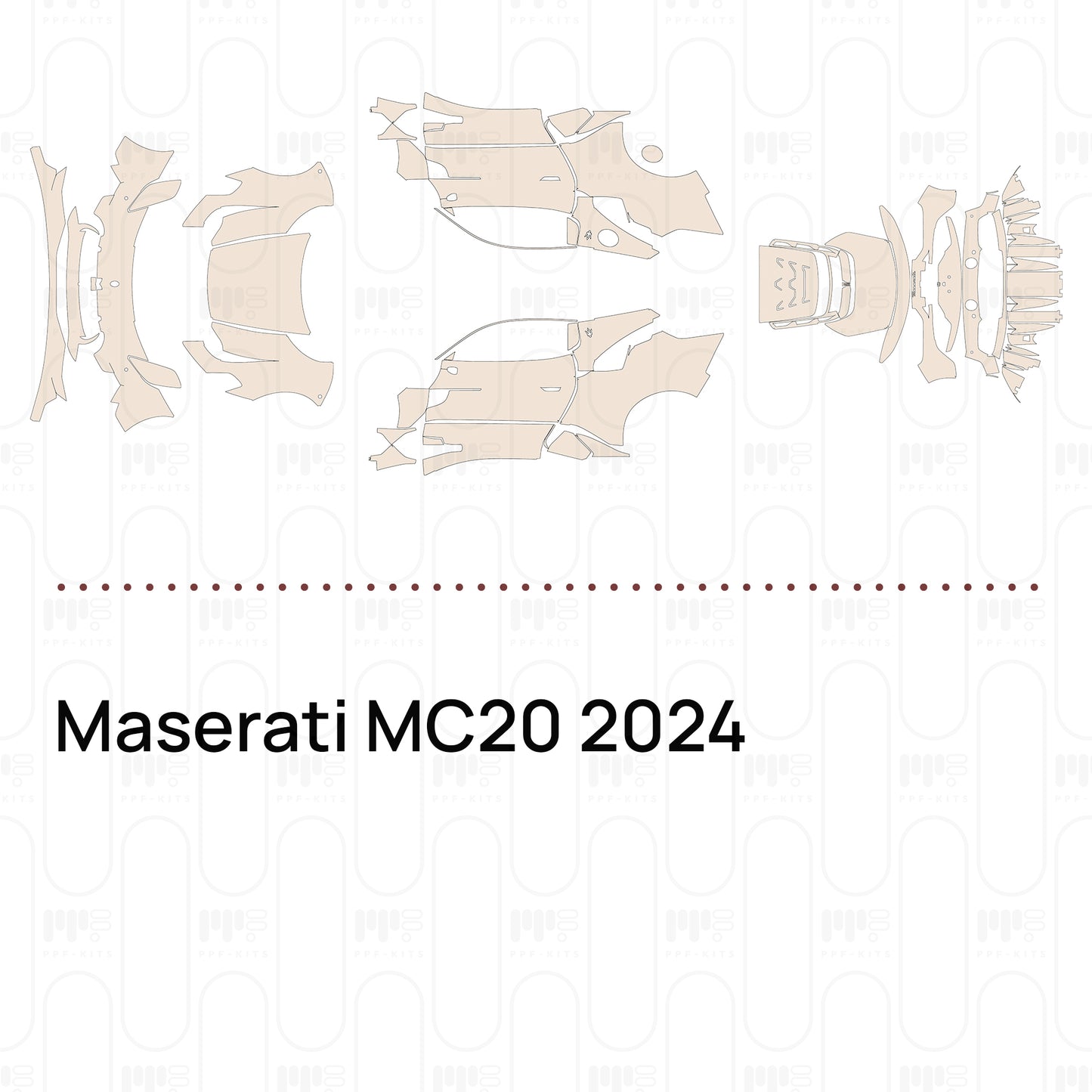 Pre-Cut PPF Maserati MC20 2024