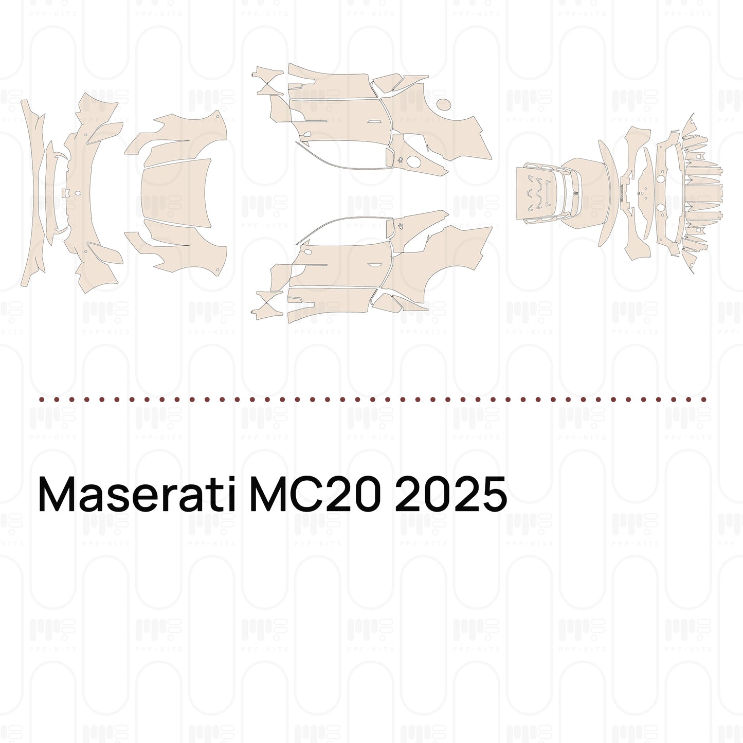Pre-Cut PPF Maserati MC20 2025