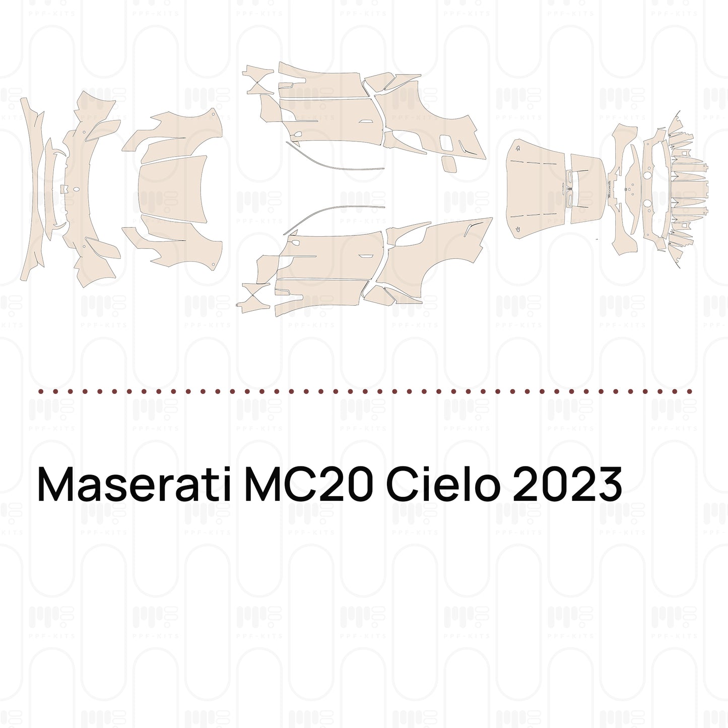 Pre-Cut PPF Maserati MC20 Cielo 2023