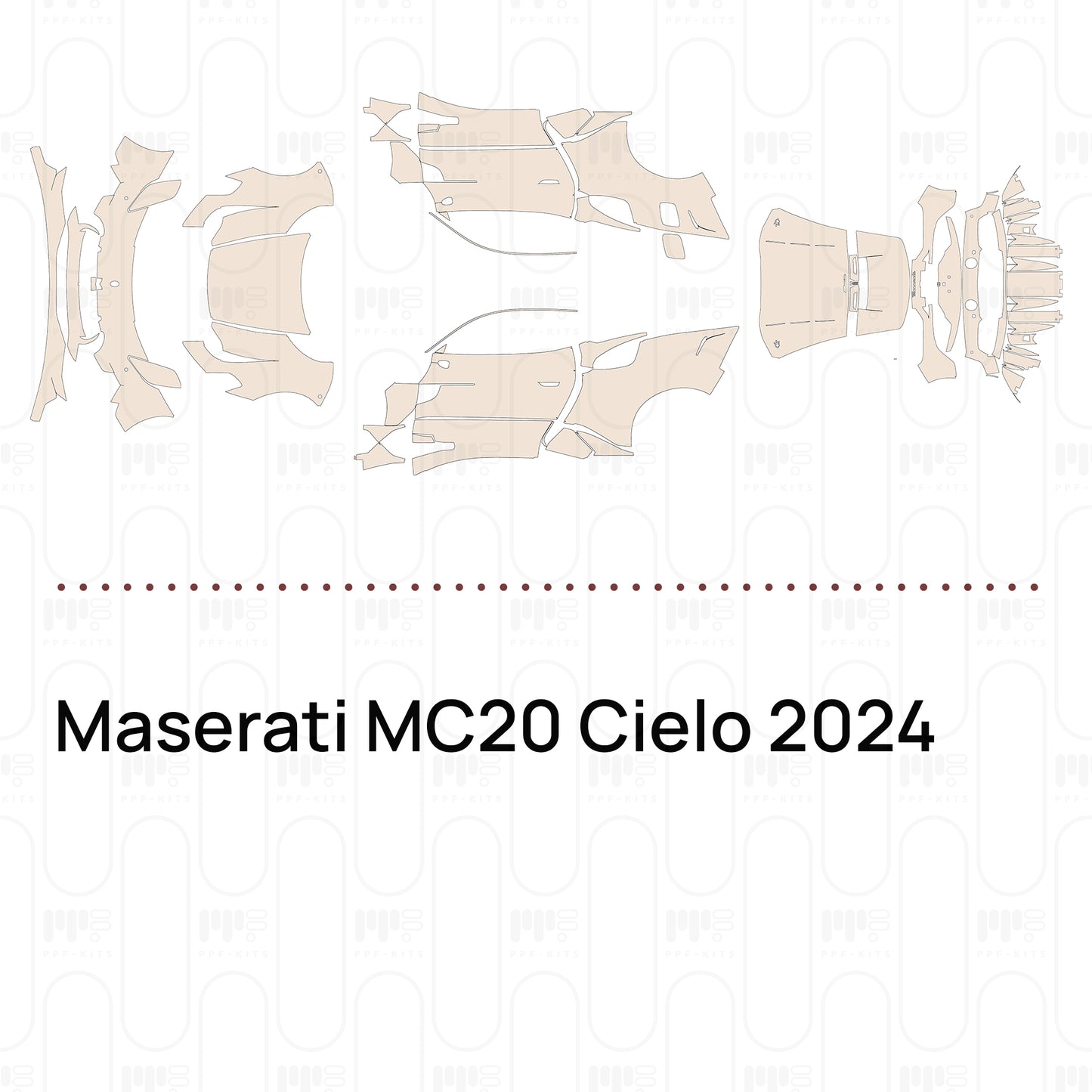 Pre-Cut PPF Maserati MC20 Cielo 2024
