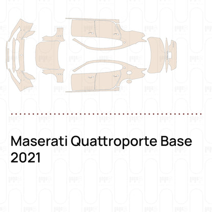 Pre-Cut PPF Maserati Quattroporte Base 2021