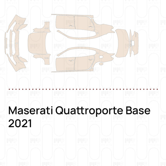 Pre-Cut PPF Maserati Quattroporte Base 2021