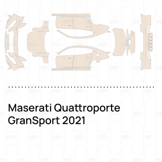 Pre-Cut PPF Maserati Quattroporte GranSport 2021