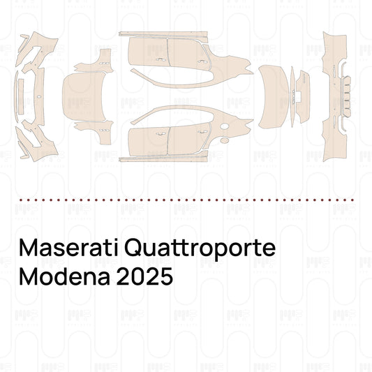Pre-Cut PPF Maserati Quattroporte Modena 2025