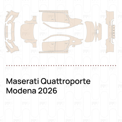 Pre-Cut PPF Maserati Quattroporte Modena 2026