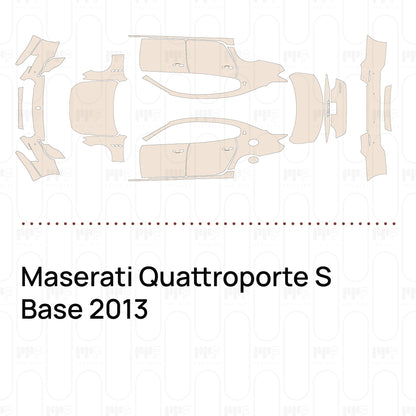 Pre-Cut PPF Maserati Quattroporte S Base 2013
