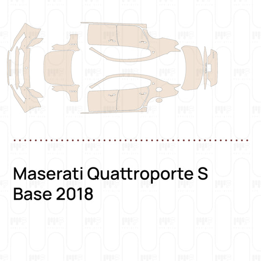 Pre-Cut PPF Maserati Quattroporte S Base 2018