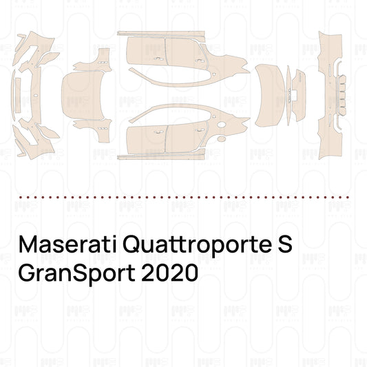 Pre-Cut PPF Maserati Quattroporte S GranSport 2020