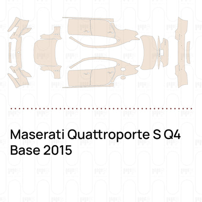 Pre-Cut PPF Maserati Quattroporte S Q4 Base 2015