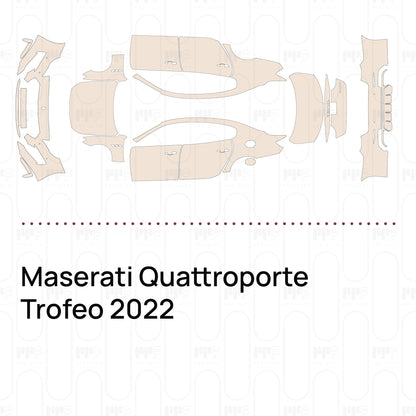 Pre-Cut PPF Maserati Quattroporte Trofeo 2022